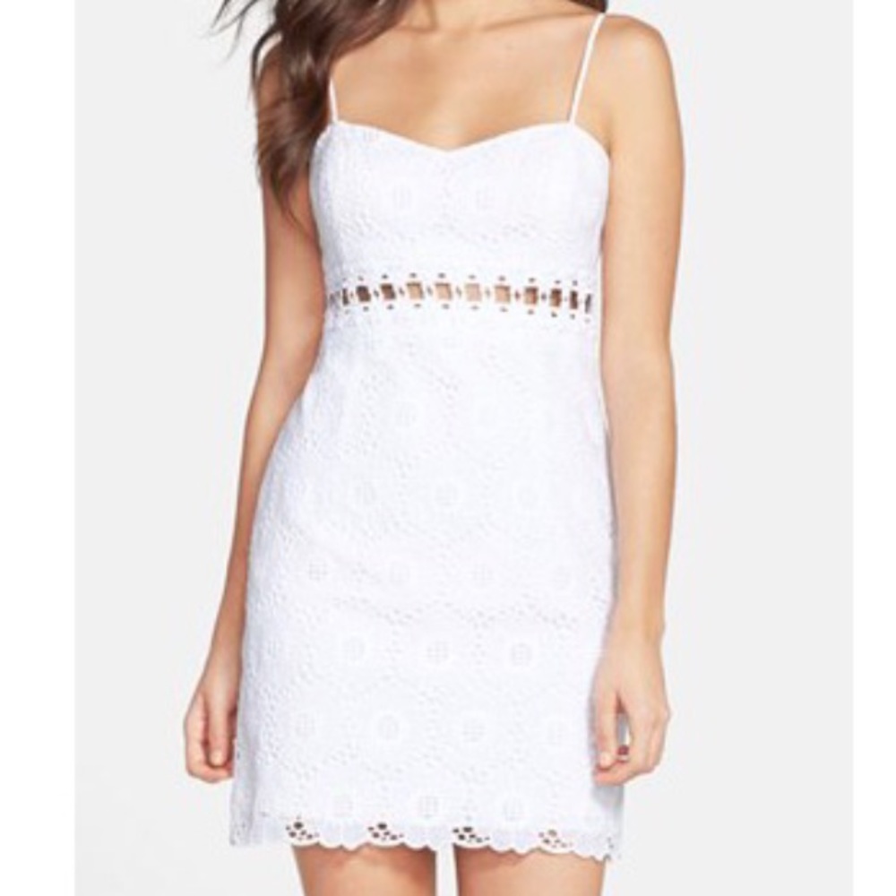 Lilly Pulitzer White Lace Dress